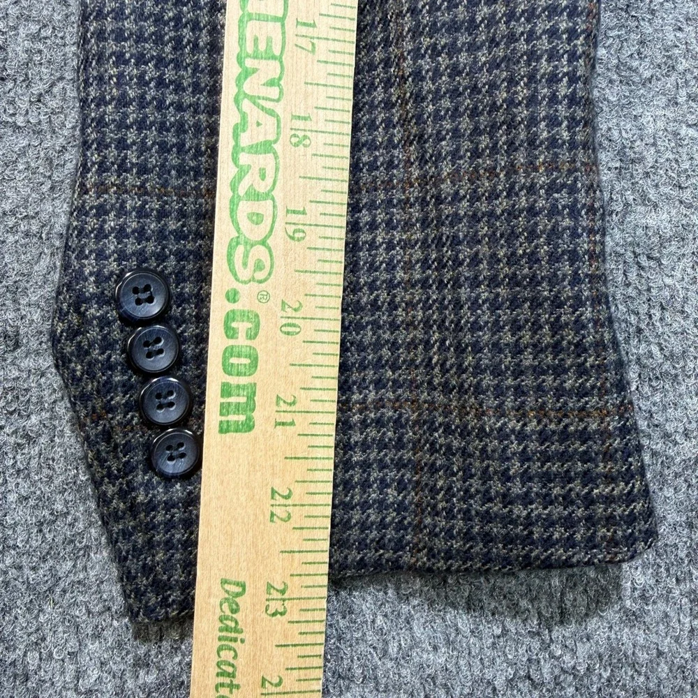 Jos. A. Bank Executive Collection Blazer Mens 44R Blue Lambswool‎ Herringbone